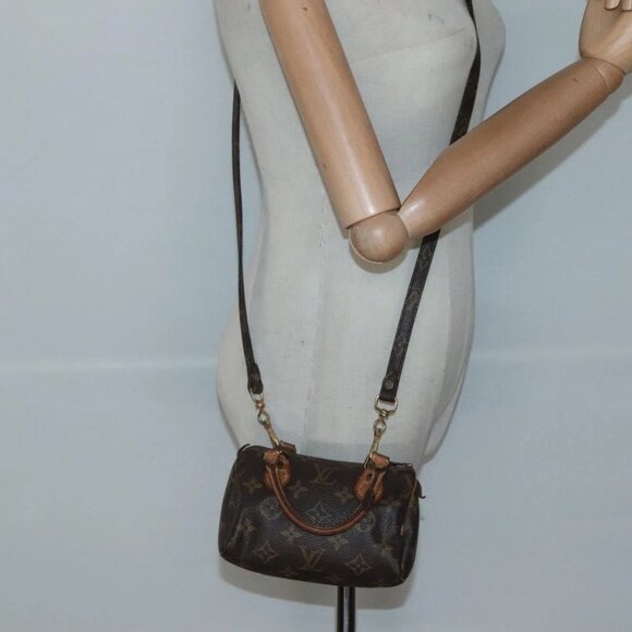 LOUIS VUITTON Monogram Mini Speedy Hand Bag - Picture 1 of 16